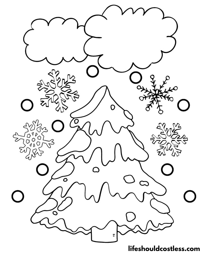 Snow Coloring Pages (free printable PDF templates) Life Should Cost Less Snow Coloring Pages (free printable PDF templates) Life Should Cost Less