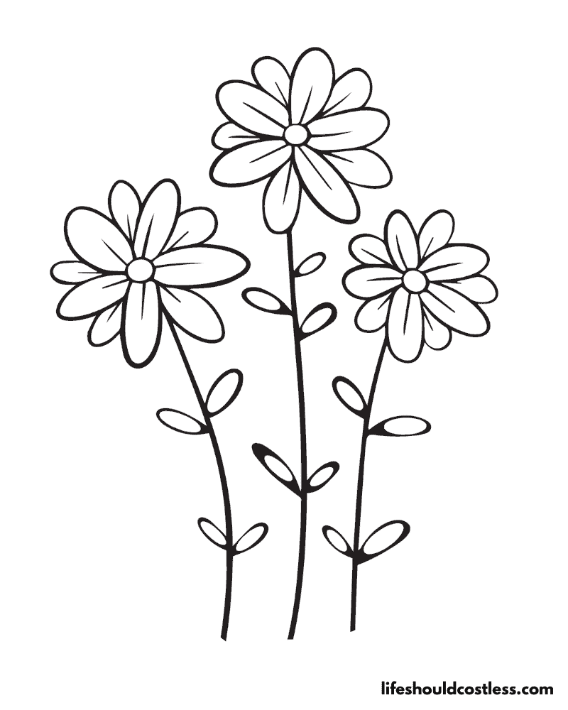Free Printable Spring Flower Templates | Best Flower Site
