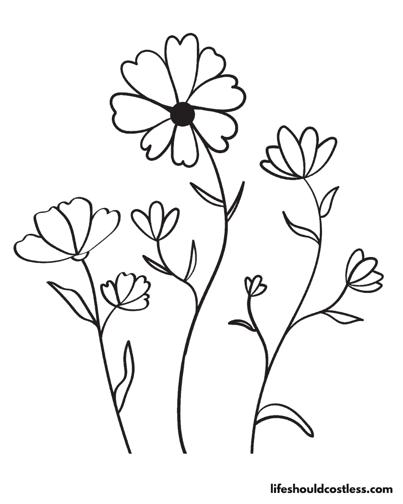 Free Printable Spring Flower Templates | Best Flower Site