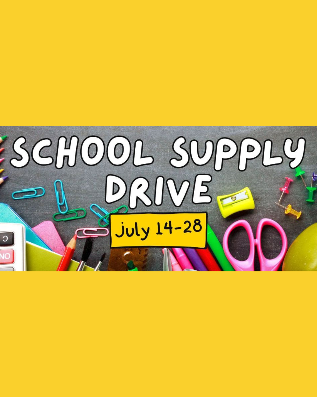 SCHOOL SUPPLY DRIVE Life Source Churches