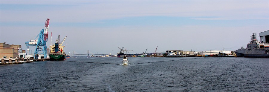 Tango Papa entering Mobile Bay