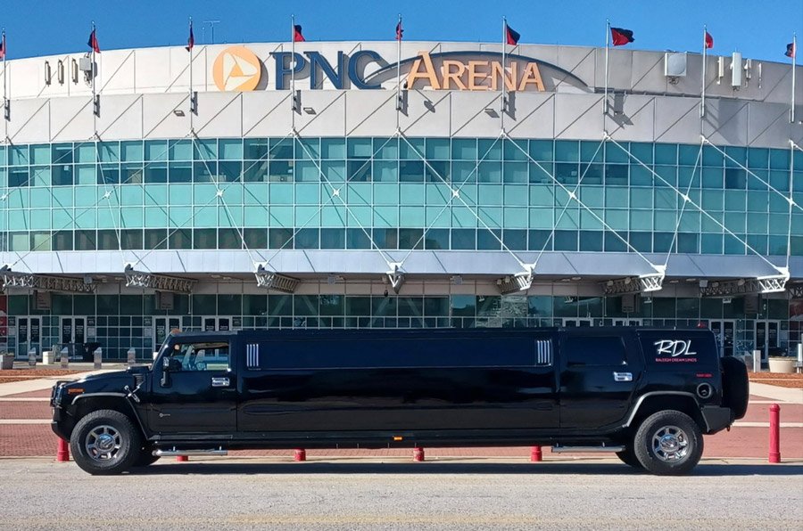 Black H2 Hummer Limo in Raleigh NC Lifestyle Limousine Service