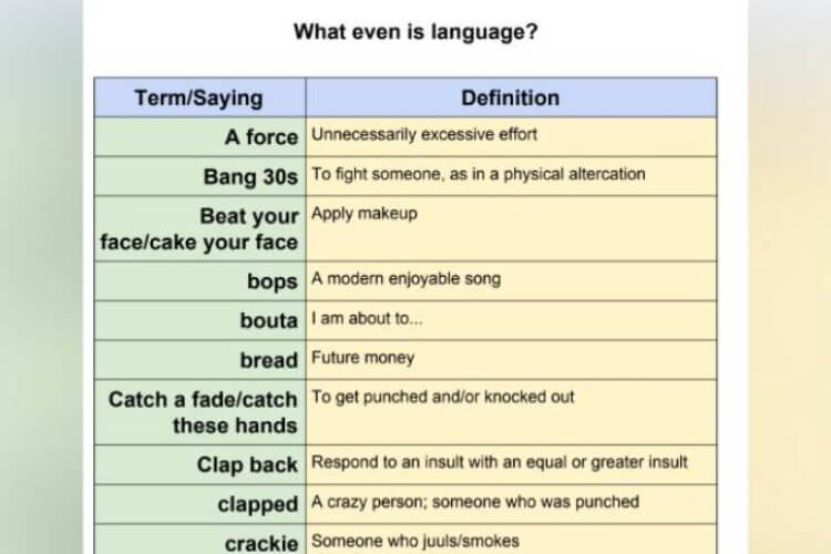 Teacher's Cheat Sheet for Gen Z Slang Lifestyle Chatter