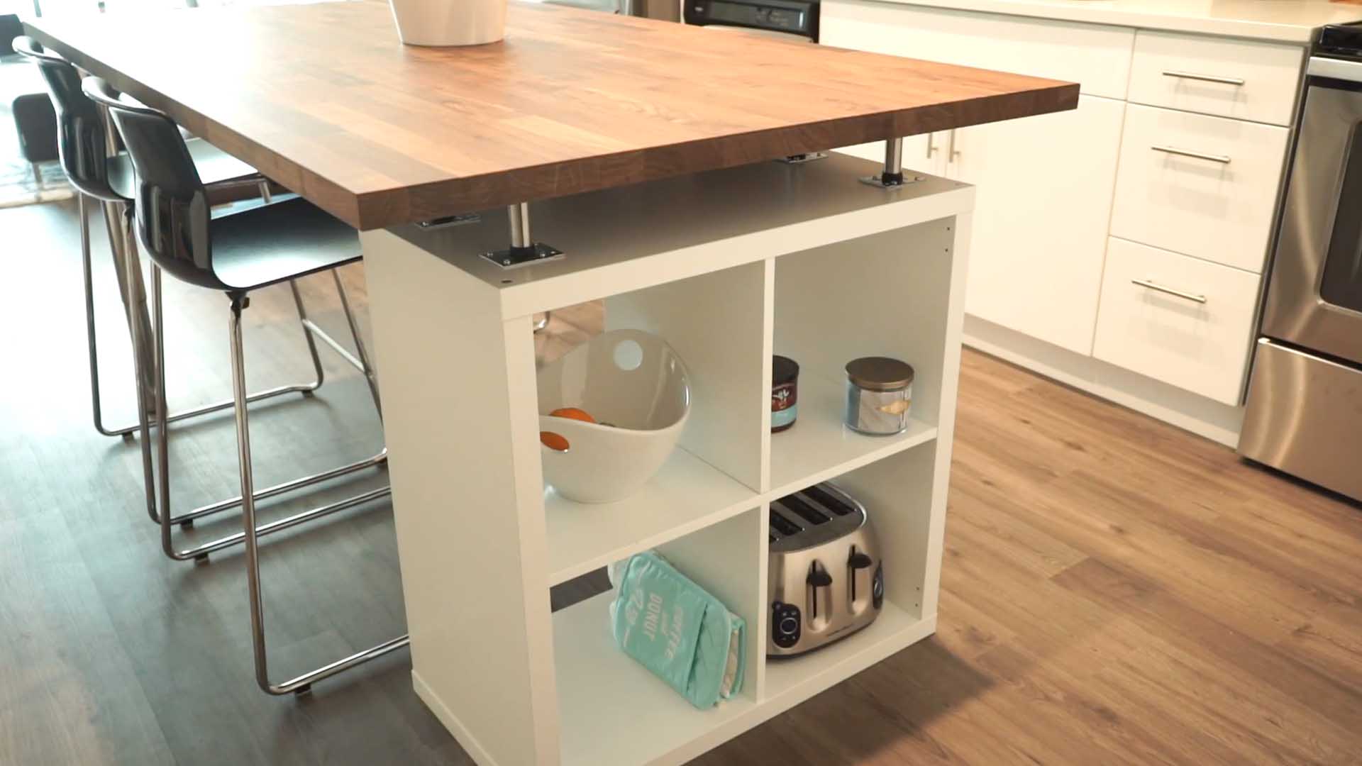 DIY Kitchen Island IKEA Hack LifeStyle Lab