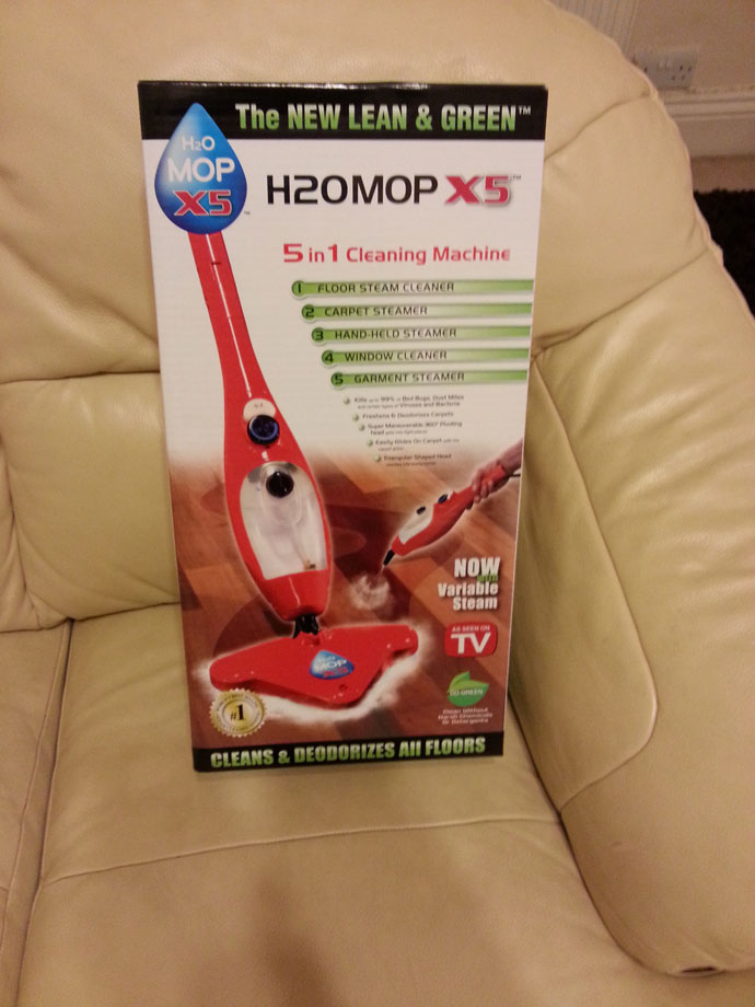 Review H2O X5 Steam Cleaner