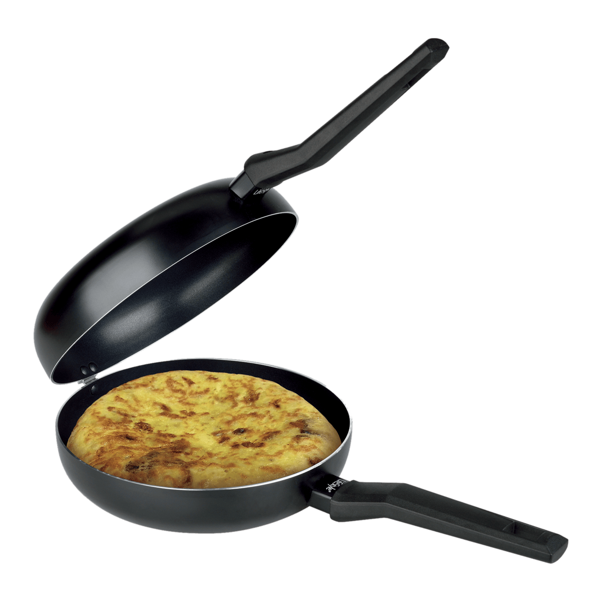 Doble sartén aluminio voltea tortilla LifeStyle