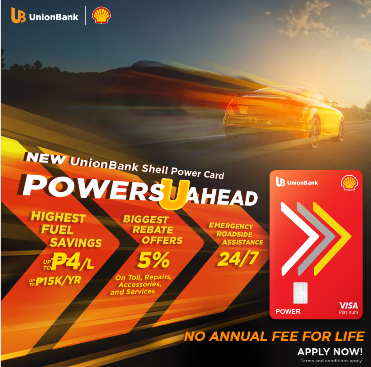 Power Ahead with the New UnionBank Shell Power Credit Card