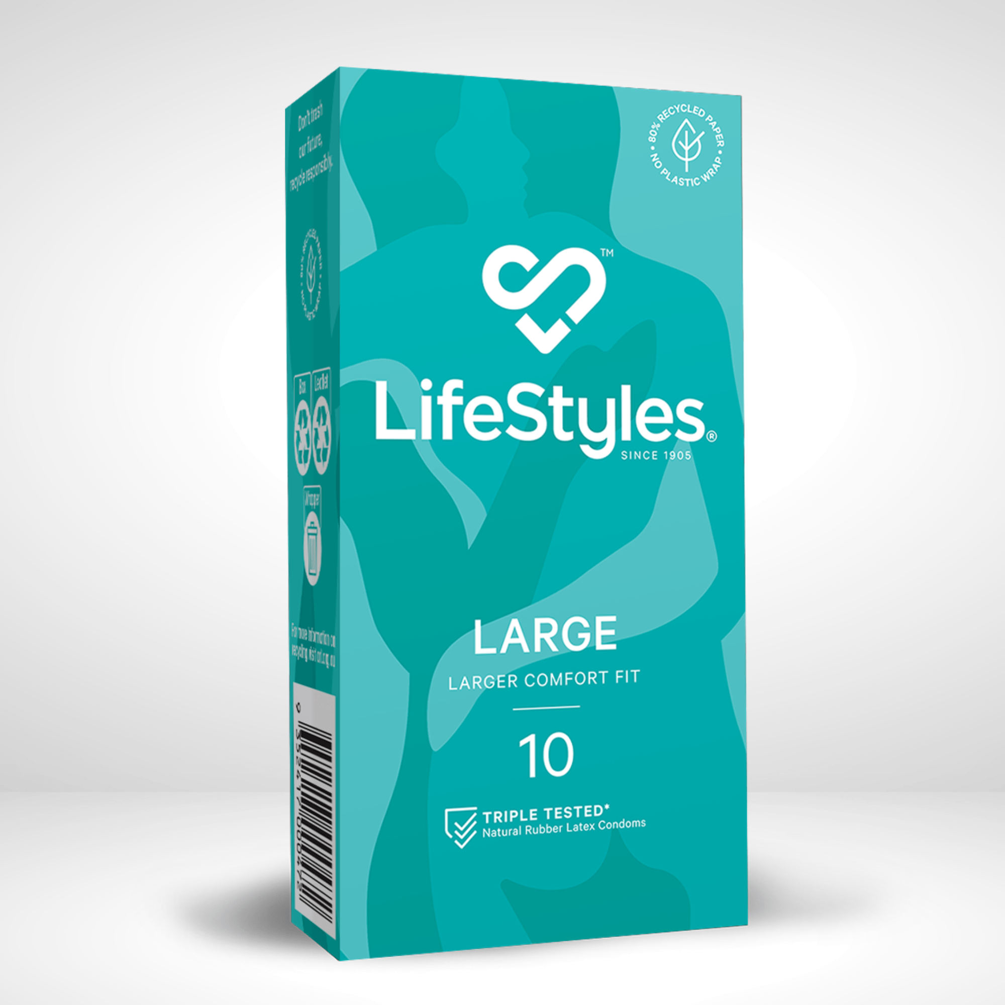 Larger Condoms Larger Fit Smooth Condoms LifeStyles® AU
