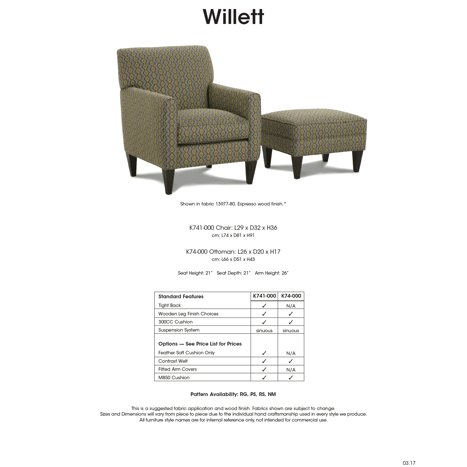 Willett Columbia, MO Lifestyles Furniture