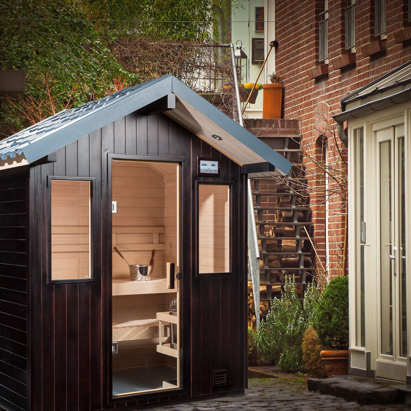 Terrace Outdoor Sauna Lifestyles Hot Tubs