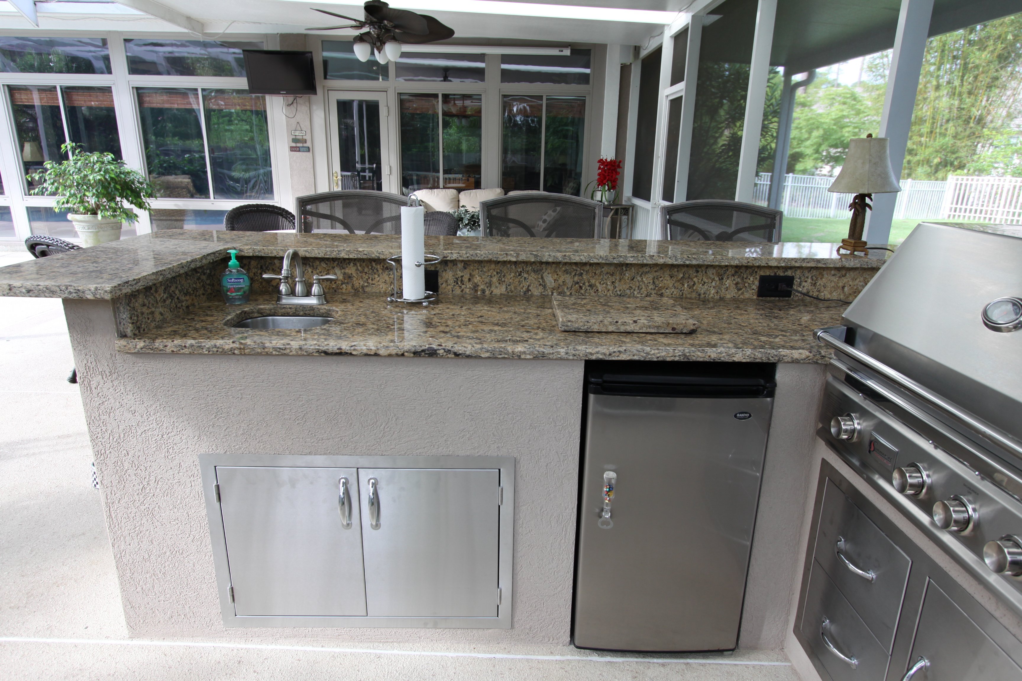 Outdoor Kitchens Lifetime Enclosures