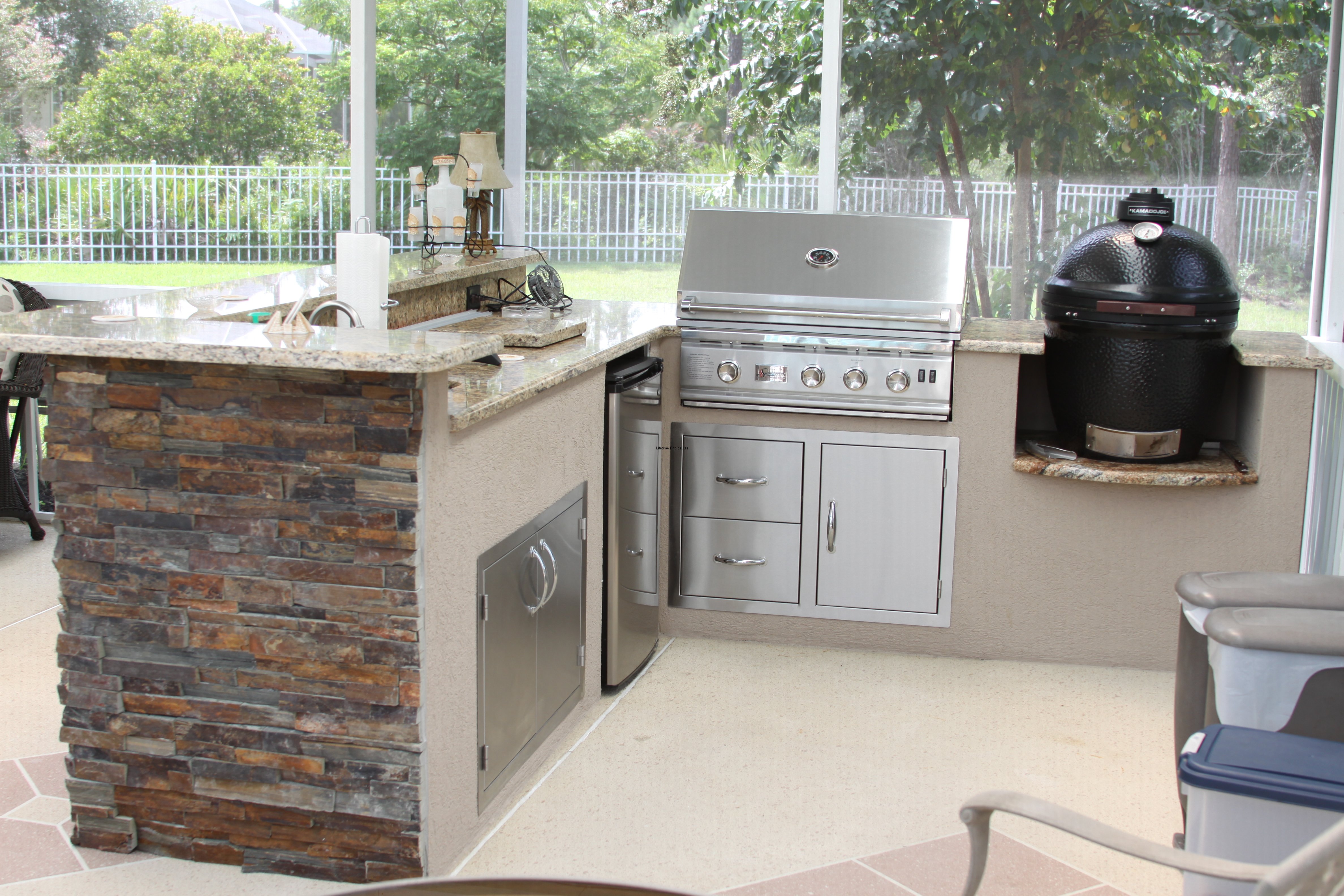 Outdoor Kitchens Lifetime Enclosures