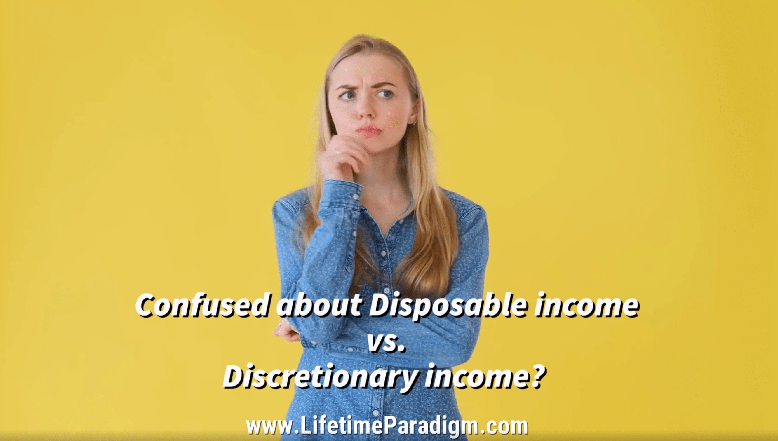Disposable vs. Discretionary Lifetime Paradigm