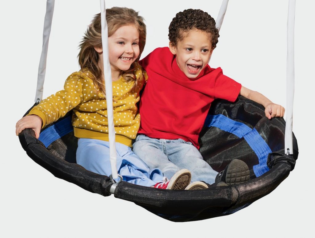 XDP Recreation Firefly Metal Swing Set with LED Swing Seats LifeToyZ