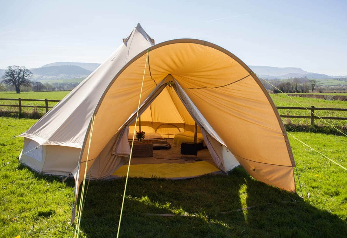 Bell Tent Porch Life Under Canvas