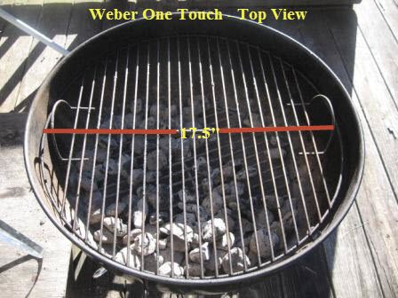 Sizing up the Weber Smokey Joe and the Weber One Touch Grills