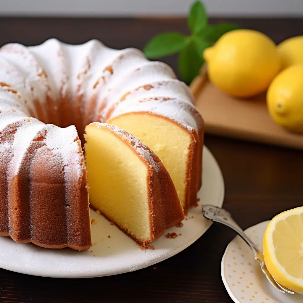 Lemon Cream Cheese Pound Cake