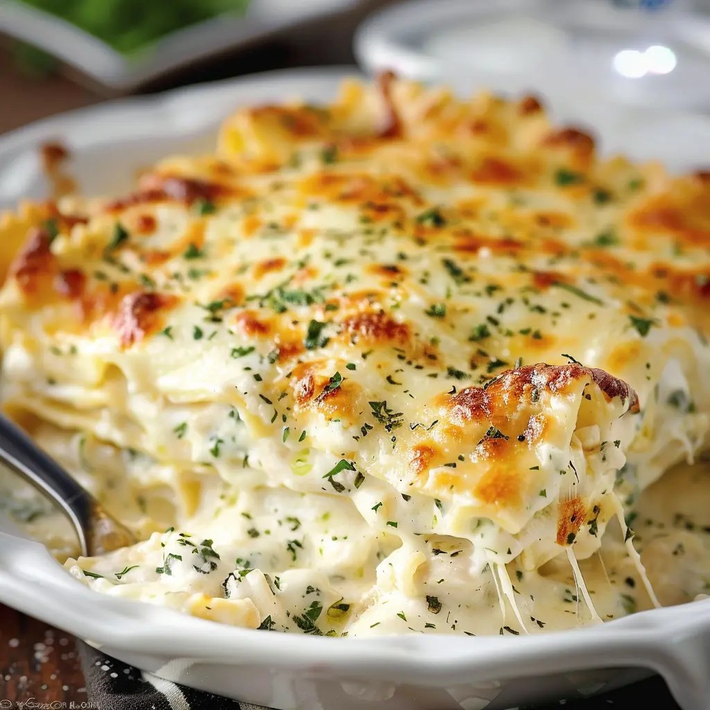 Alfredo Chicken Lasagna