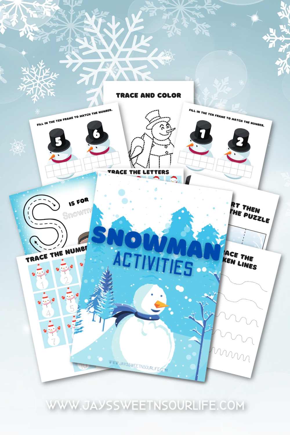 Free Snowman Printables Preschool Snowman Activities Life With Jay