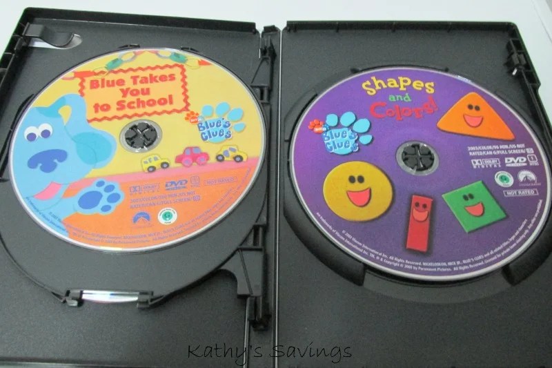 Blue's Clues Get Clued Into School Pack DVD's Life With Kathy