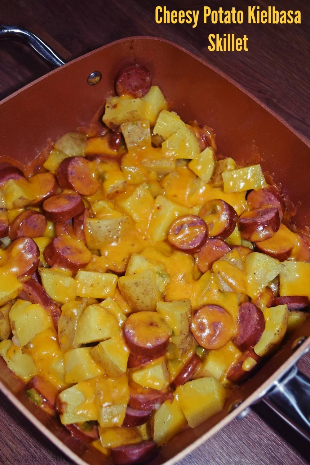 Cheesy Potato Kielbasa Skillet With JennieO Life With Kathy