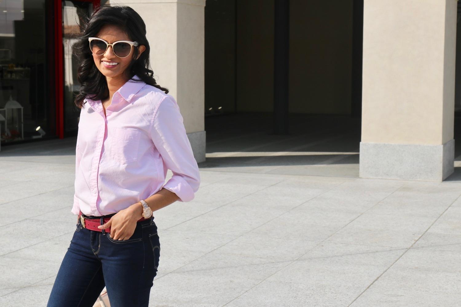 How I Style the Oxford Shirt Life with Laila