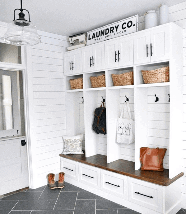 5 DIY Mudroom Ideas. Don't have a mudroom? Make one yourself!