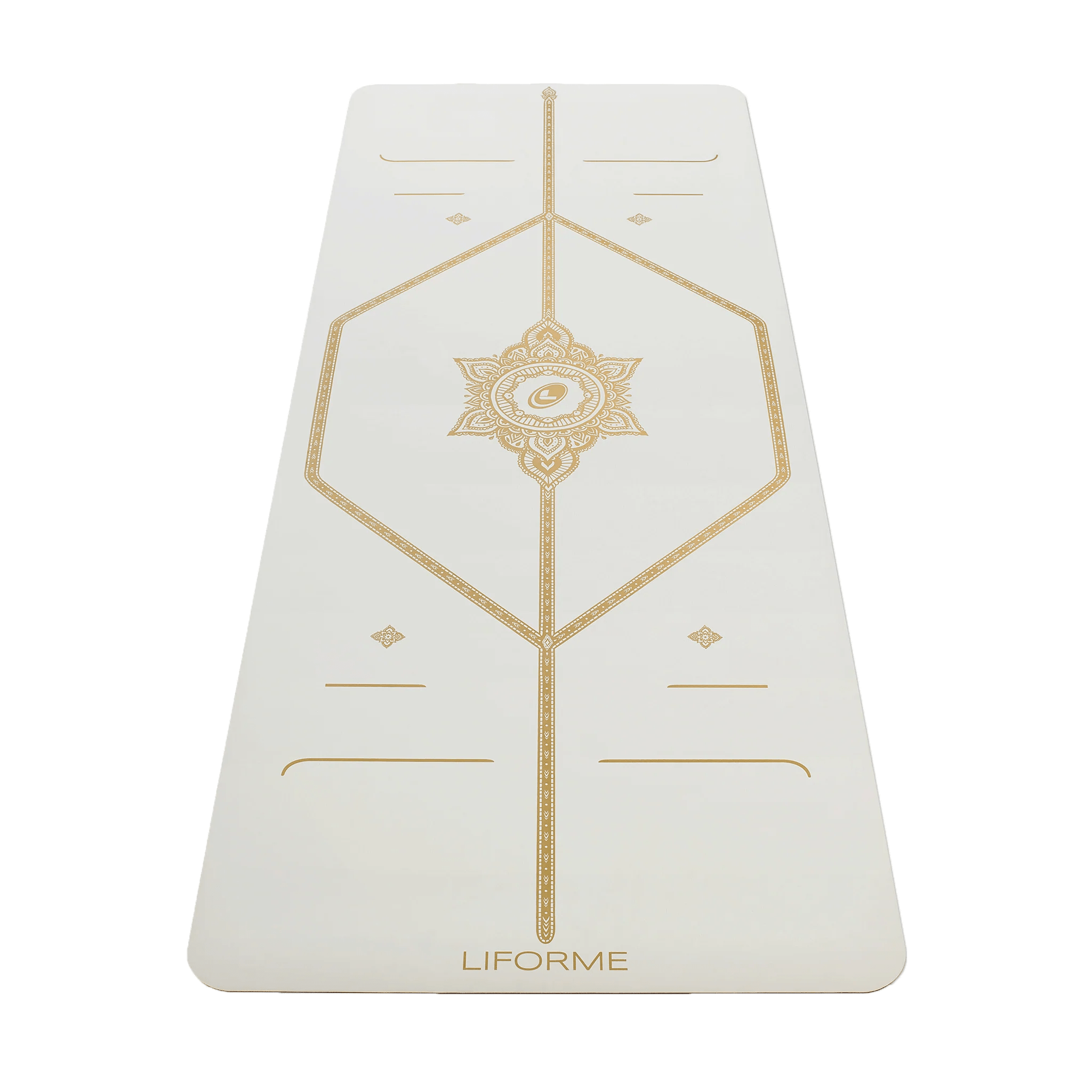 Liforme White Magic Yoga Mat Unrivalled Grip & Alignment System