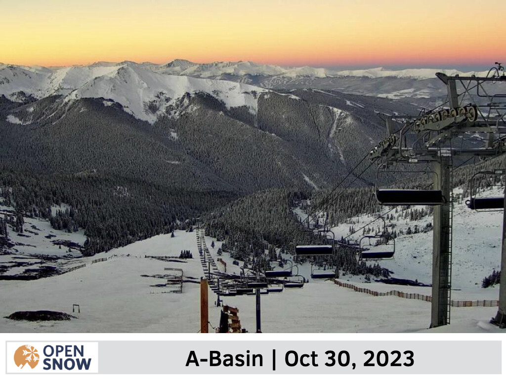 Back to Quiet Weather, Keystone Opens Wedn... I70 Daily Snow