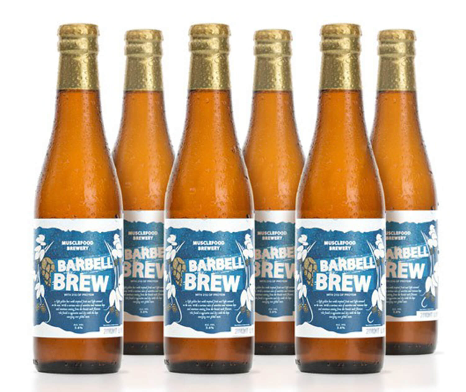 High Protein Beer boasts 21.8 Grams of PROTEIN and 33 Less Carbs