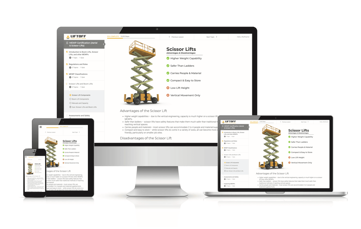 Aerial & Scissor Lift Certification Online OSHA Training & Certification