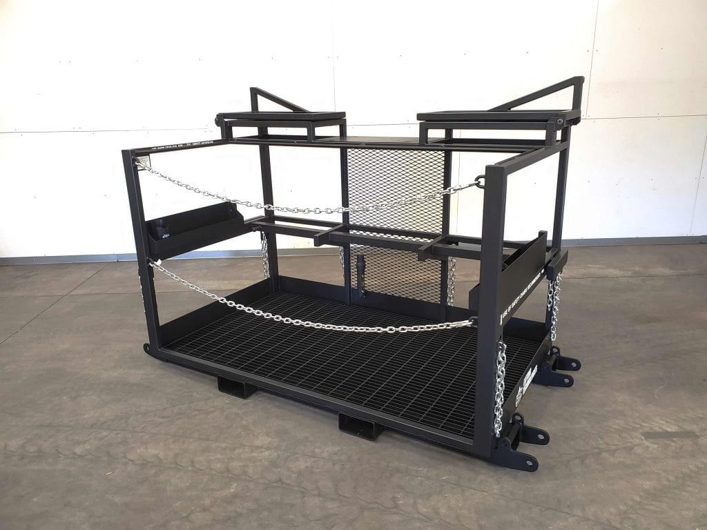 Custom Professional ForkliftMounted Man Basket Lifting Technologies