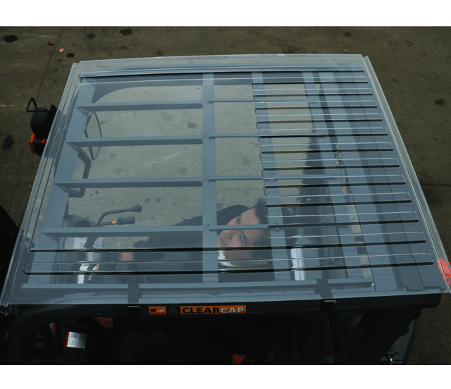 Polycarbonate Clear Cap Overhead Guard Lift Truck Stuff
