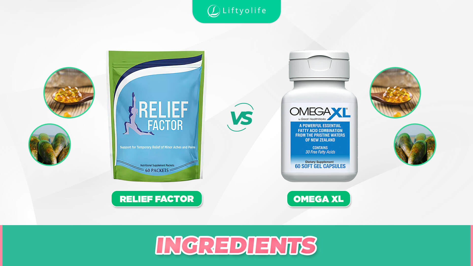 Relief Factor Vs Omega XL The Ingredients Liftyolife
