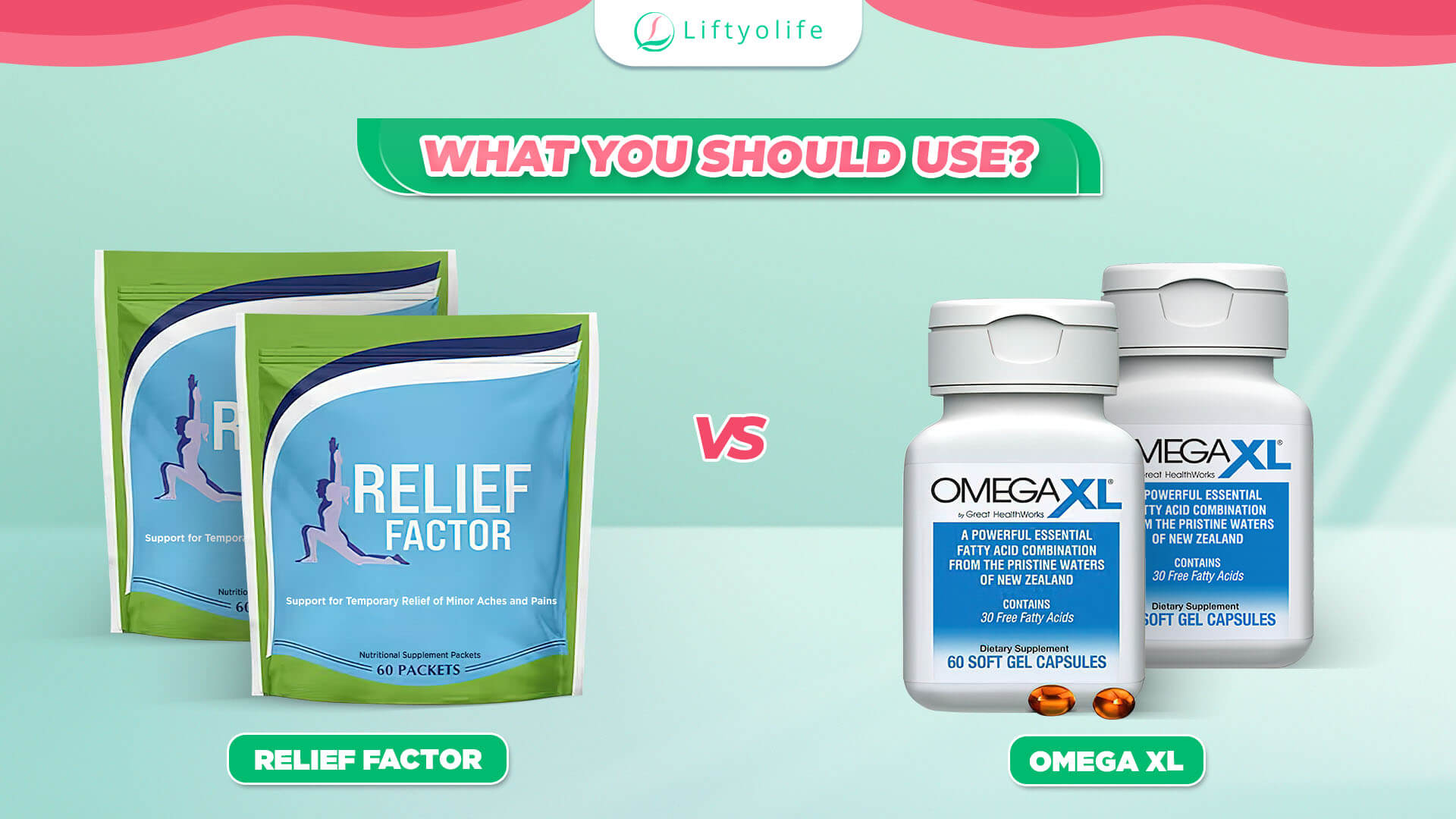 Omega XL vs Relief Factor Which You Should Use? Liftyolife