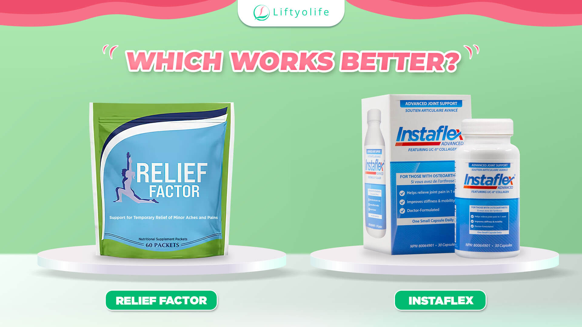 Relief Factor Vs Instaflex Which Is The Best?