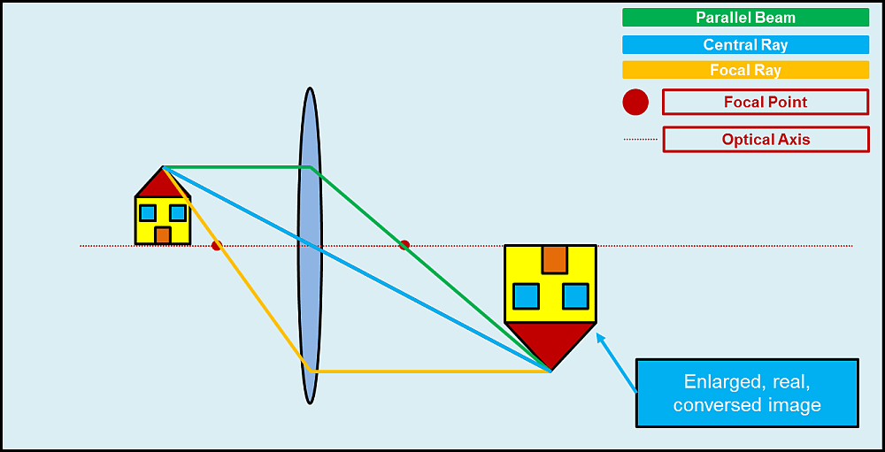 Vergrößerung im Mikroskop Light Microscope