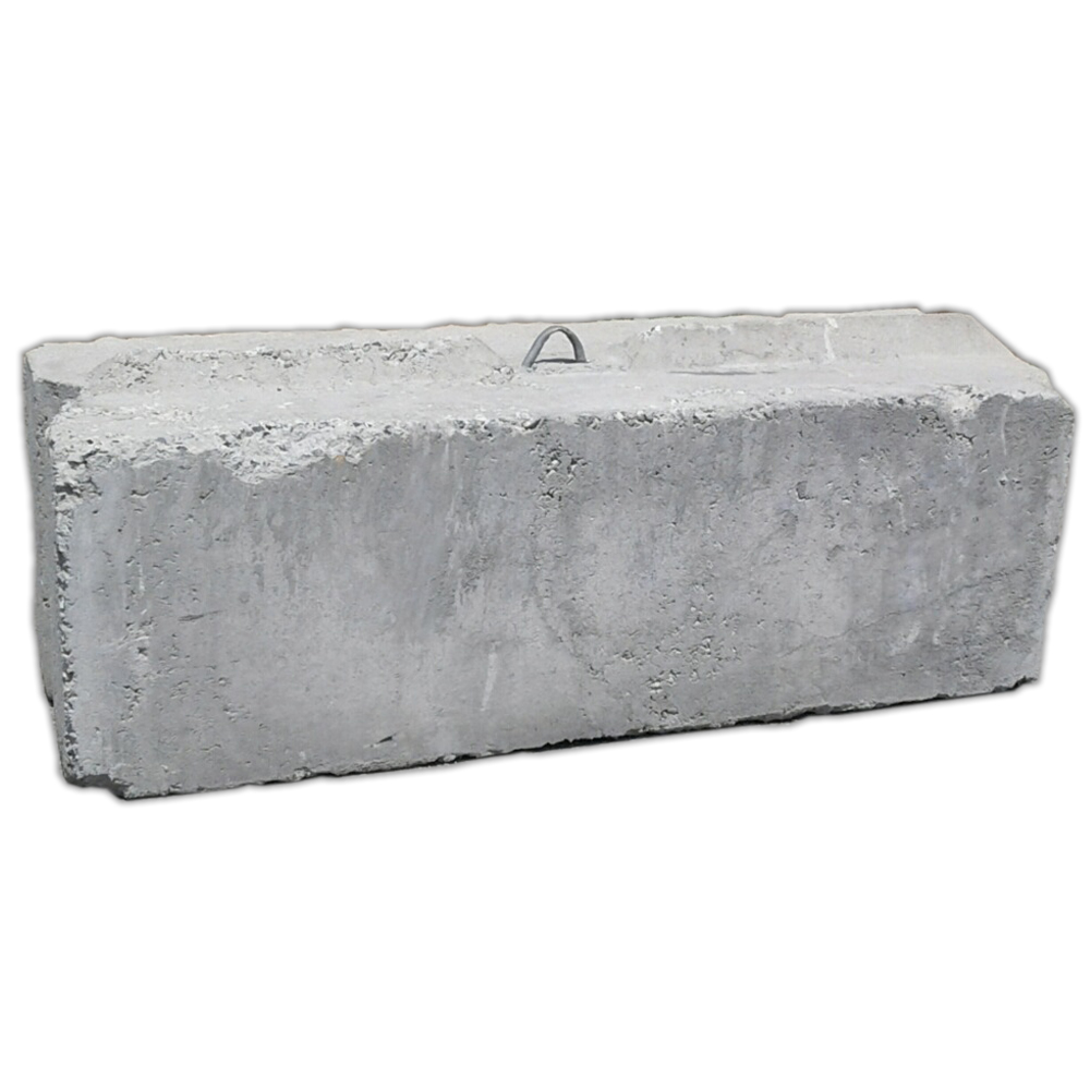 6′ x 2′ x 2′ 3500 Pound Concrete Ballast Light Action Inc.