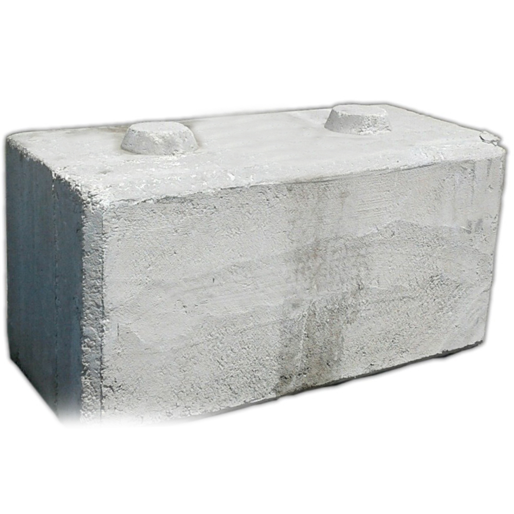 5 ‘ x 2.5′ x 2.5’ 4500 Pound Concrete Ballast (Lego) Light