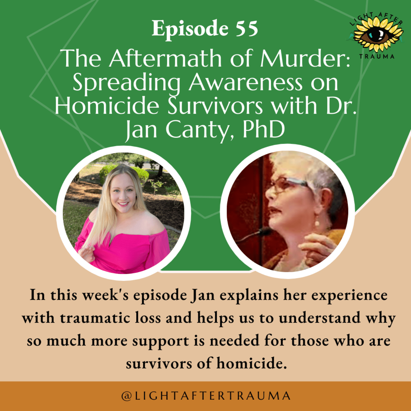 Episode 55 The Aftermath of Murder Spreading Awareness on Homicide