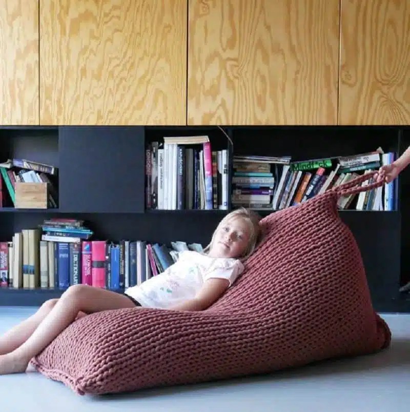 Buy Genuine 'Triangle Bean Bag Pouf' in Dubai (2023) Light & Lives™