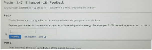 Part A What is the electronic configuratio... Clutch Prep