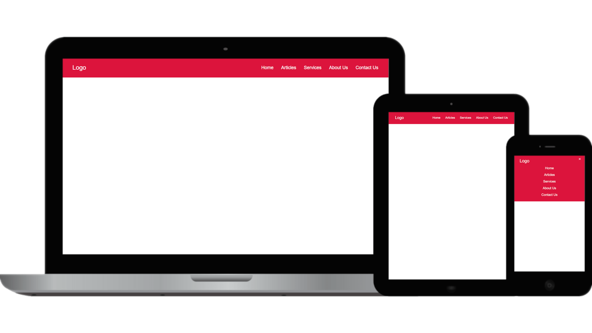 How to Build a Responsive Navigation Bar with Hamburger Menu Using HTML