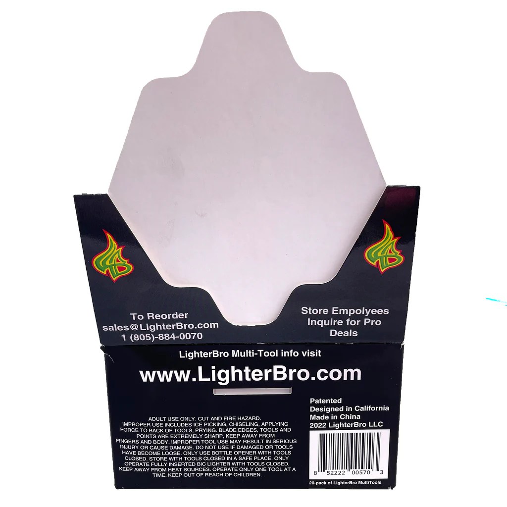 20 Pack Countertop Box LighterBro