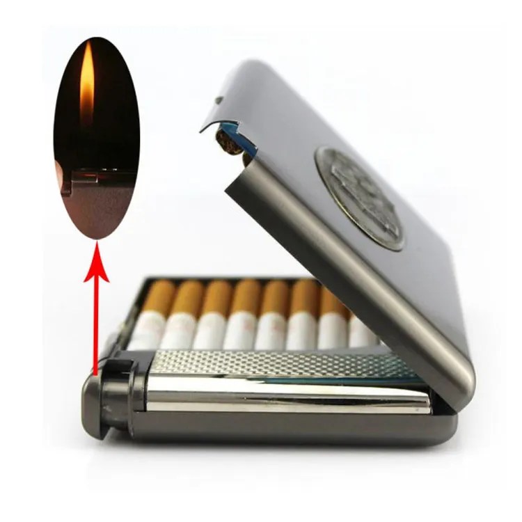Premium Cigarette Case with Lighter Lighters.pk