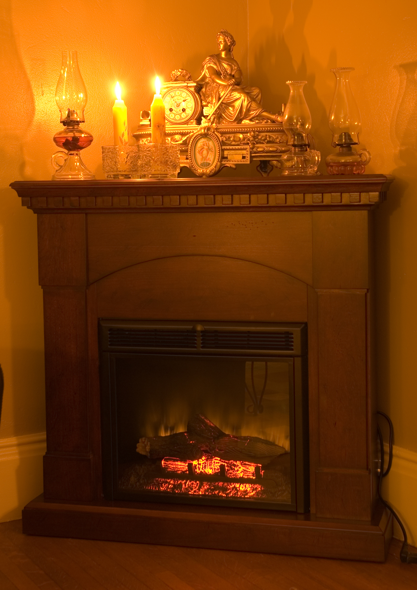 Fireplaces air outlet Light fireplace