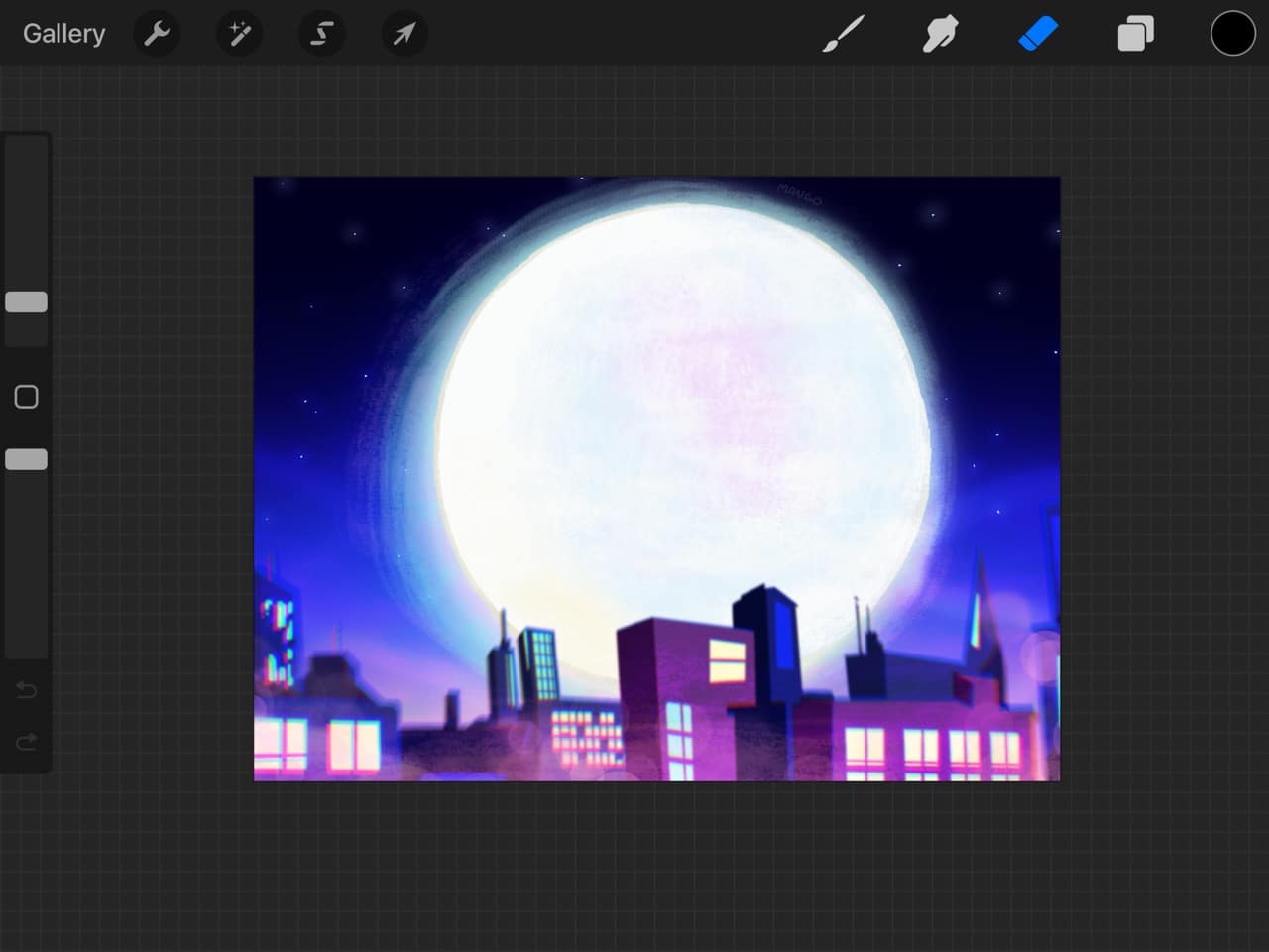 Procreate Example 3 Lighthouse ArtCenter