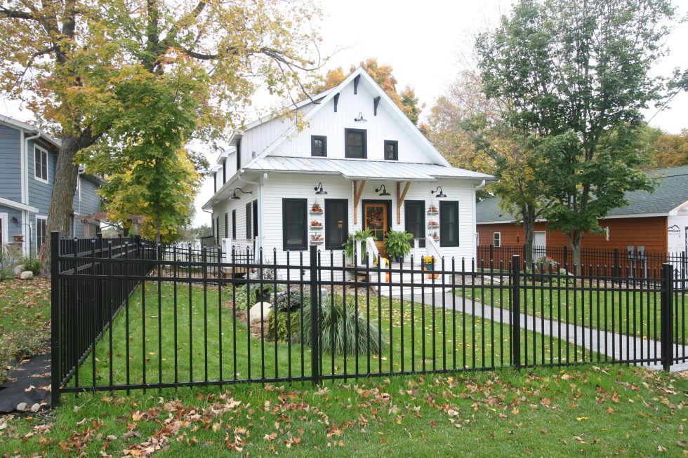 Antique Farmhouse Meets Lake Cottage Lighthouse Construction