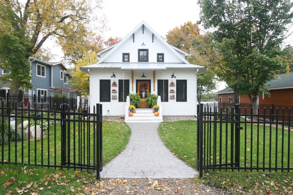 Antique Farmhouse Meets Lake Cottage Lighthouse Construction