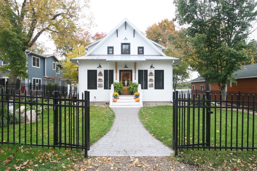 Antique Farmhouse Meets Lake Cottage Lighthouse Construction